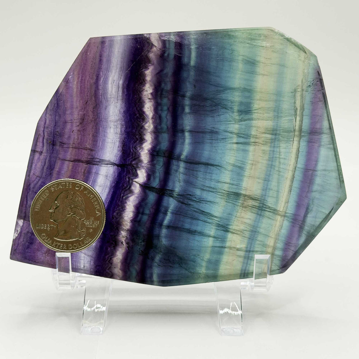 Fluorite Crystal Slab - Gem Avenue Retail