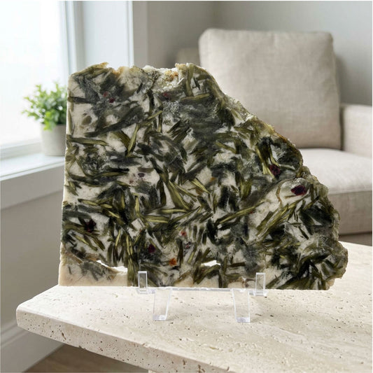 Quartz with Green Mica Slab - Gem Avenue Retail