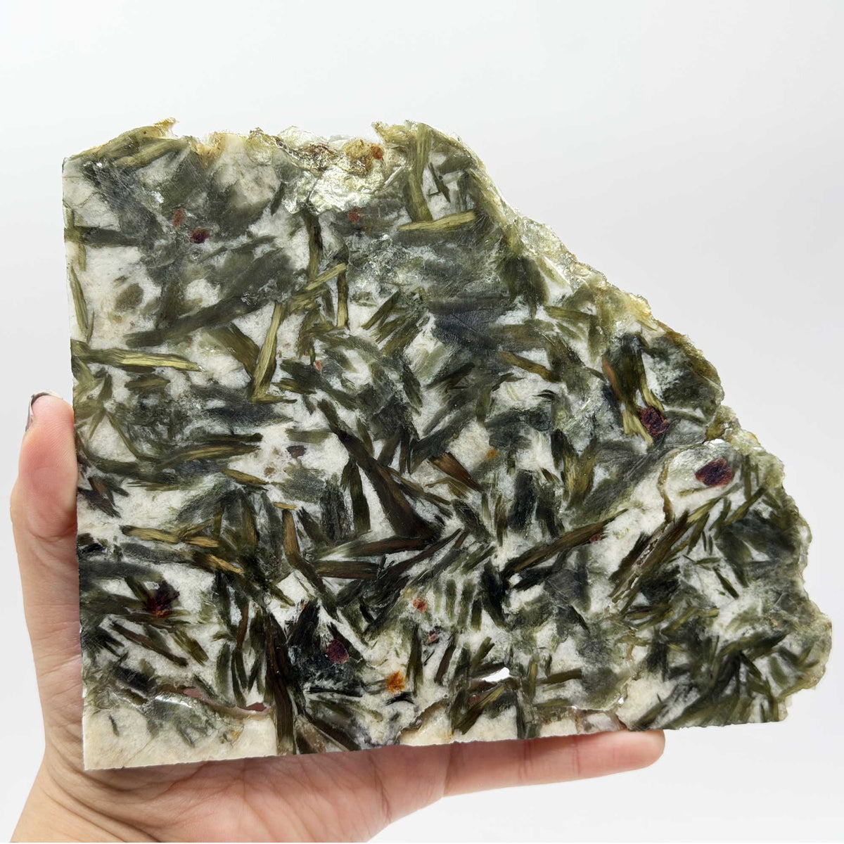 Quartz with Green Mica Slab - Gem Avenue Retail