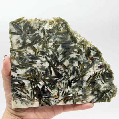 Quartz with Green Mica Slab - Gem Avenue Retail