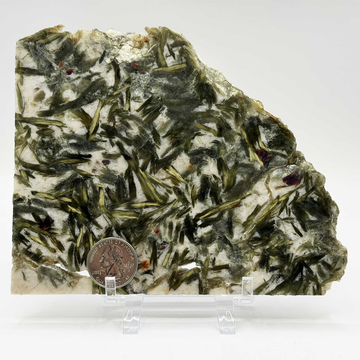 Quartz with Green Mica Slab - Gem Avenue Retail