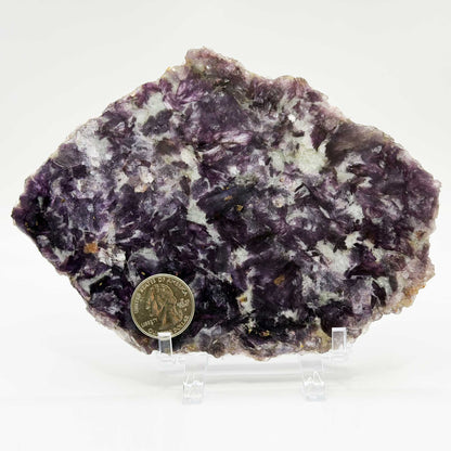 Lepidolite Crystal Slab - Gem Avenue Retail