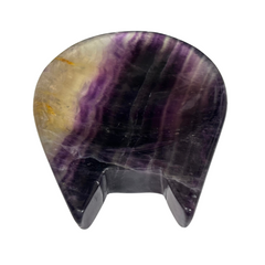 Fluorite Carved Cat Offering Bowls
