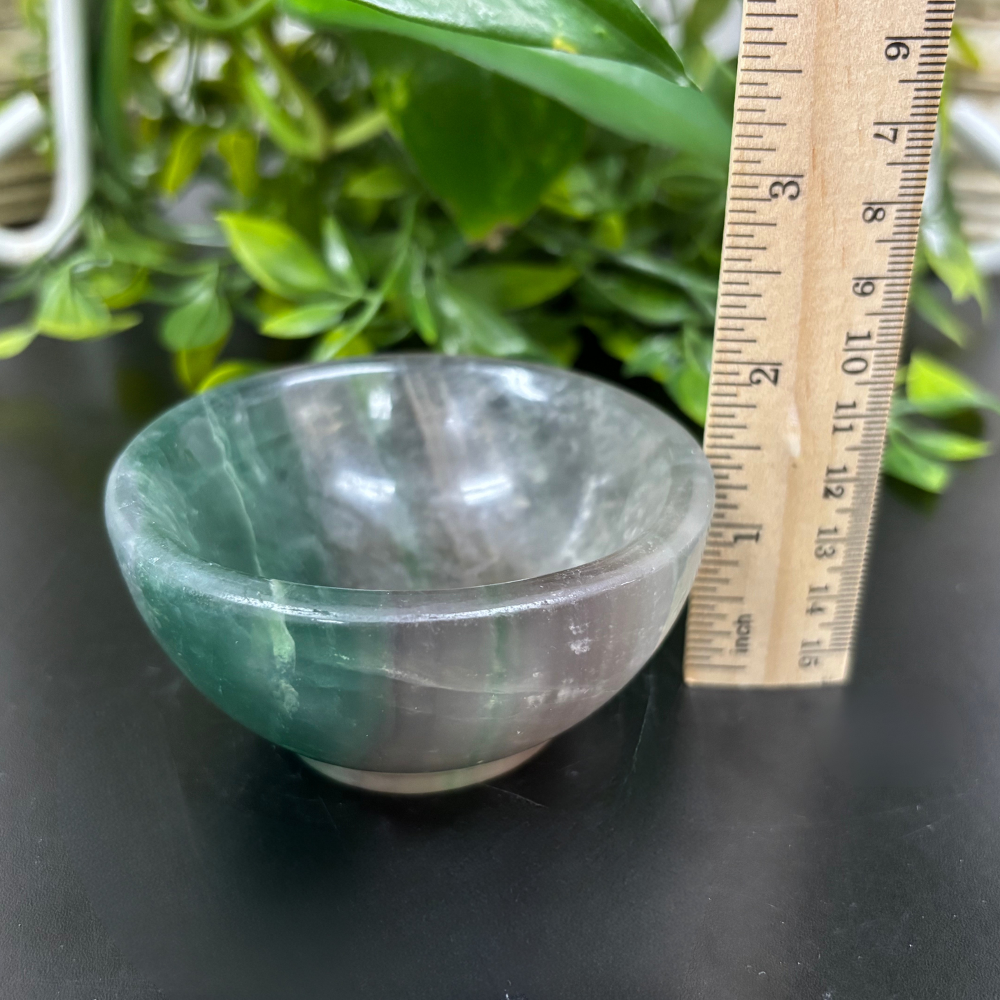 Natural Fluorite Bowl Handcrafted Crystal Decorative Bowl for Home Décor - RSH295