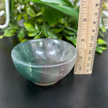 Natural Fluorite Bowl Handcrafted Crystal Decorative Bowl for Home Décor - RSH295