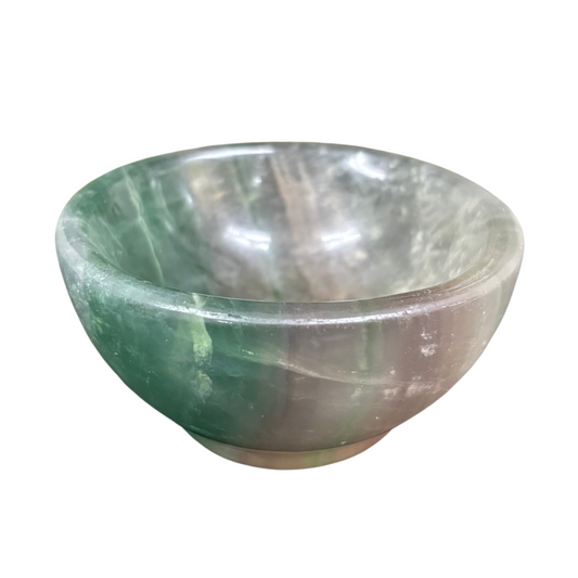 Natural Fluorite Bowl Handcrafted Crystal Decorative Bowl for Home Décor - RSH295