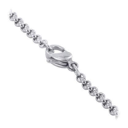 Stainless Steel wide Rolo Chain Necklace - Gem Avenue