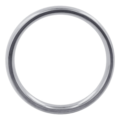 Stainless Steel Plain Comfort Fit 4mm Wedding Band Ring