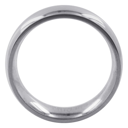Men's Stainless Steel Plain Comfort Fit 8mm Wedding Band