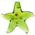 Millefiori Glass Star Fish 1.25 inch Long Pendant