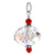 925 Sterling Silver Round Shaped Pendant with Austrian Crystals