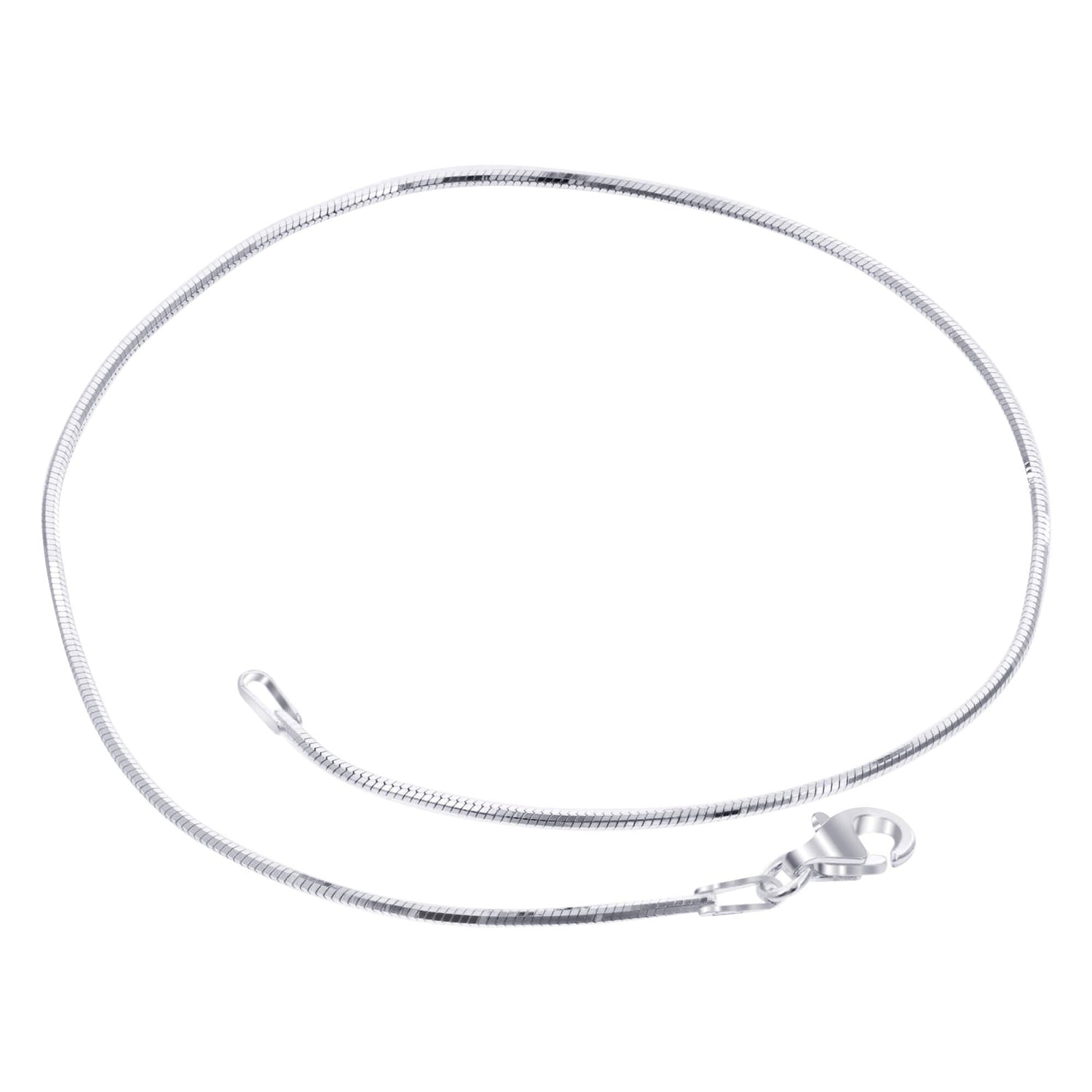 925 Sterling Silver Snake Chain Bracelet With Lobster Clasp - Gem Avenue
