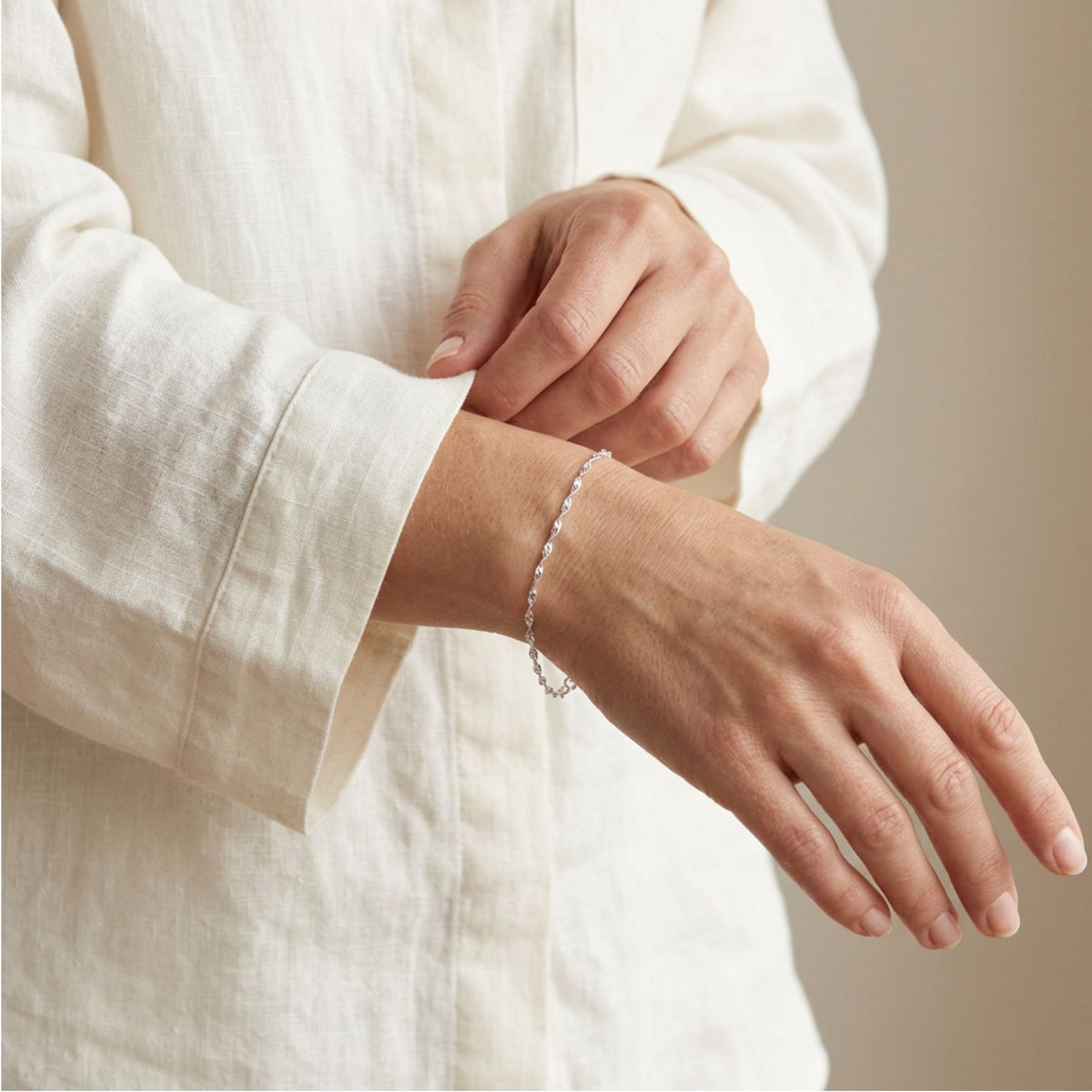 .925 Sterling Silver Singapore Chain Bracelet 1.5mm Italian Lobster Clasp Minimalist Women's Jewelry Gift