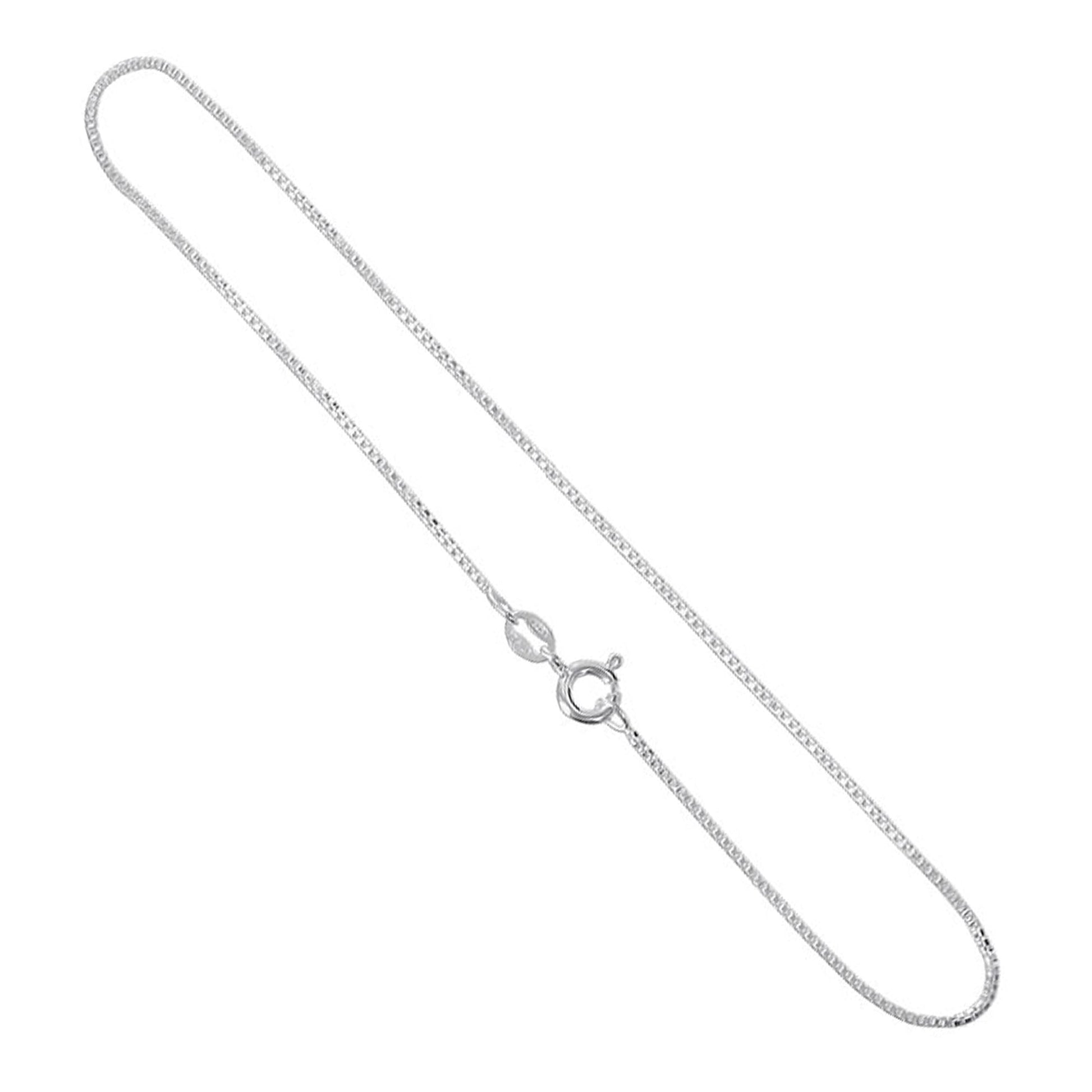 925 Sterling Silver Foot Chain Ring Clasp Anklet Ankle Bracelets - Gem Avenue