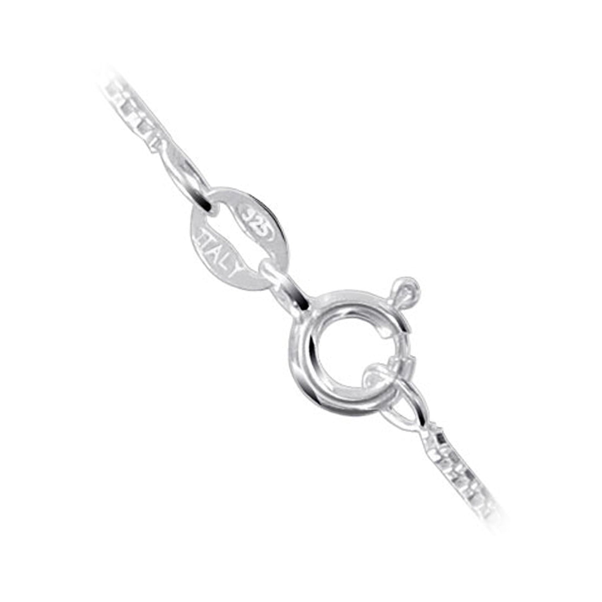 925 Sterling Silver Foot Chain Ring Clasp Anklet Ankle Bracelets - Gem Avenue