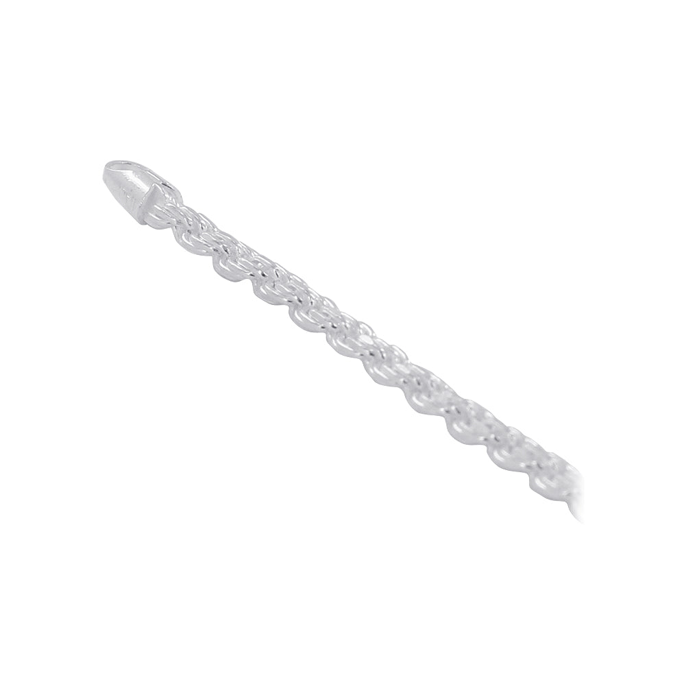 925 Sterling Silver Faceted Cut Foot Chain Anklet Ankle Bracelets - Gem Avenue
