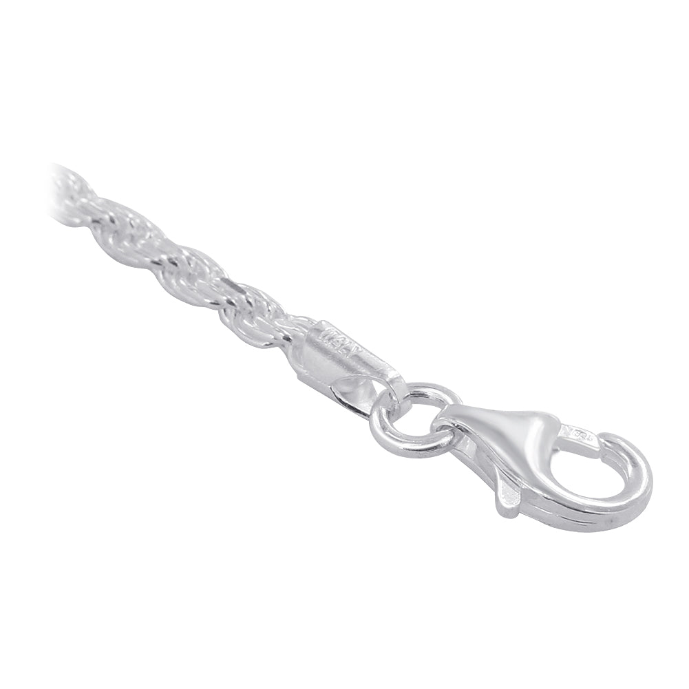 925 Sterling Silver Faceted Cut Foot Chain Anklet Ankle Bracelets - Gem Avenue