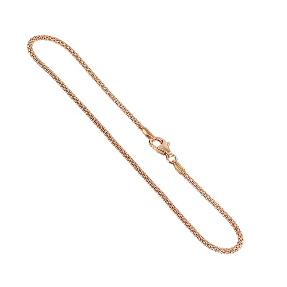 14k Vermeil Popcorn Foot Chain Anklet Ankle Bracelets - Gem Avenue