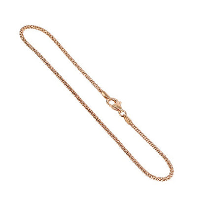 14k Vermeil Popcorn Foot Chain Anklet Ankle Bracelets - Gem Avenue