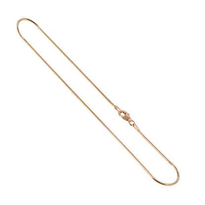 14k Rose Gold Vermeil Snake Chain Anklet Bracelet