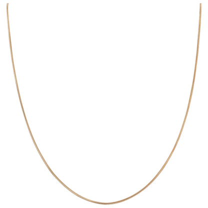 14k Rose Gold Snake Chain Vermeil Necklace - Gem Avenue