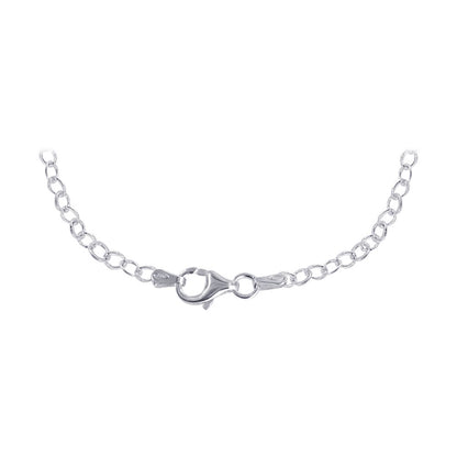925 Sterling Silver Polished Finish Butterfly Pendant Chain Necklace - Gem Avenue