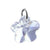 .925 Silver Pendant with Flower Shape Multifaceted Austrian Crystals