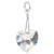 .925 Silver Pendant with Heart Shape Multifaceted Austrian Crystals