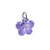 .925 Silver Pendant with Flower Shape Multifaceted Austrian Crystals