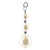 .925 Sterling Silver Round Shape Simulated Pearl Pendant