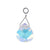 .925 Sterling Silver Pendant with Teardrop Multifaceted Austrian Crystals