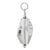 .925 Sterling Silver Pendant with Multifaceted Austrian Crystal