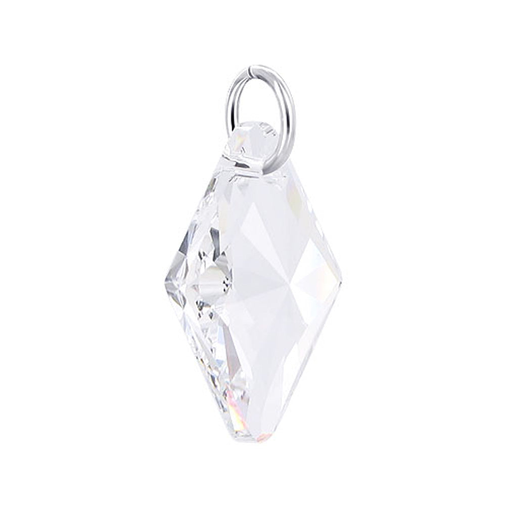 .925 Sterling Silver Pendant with Multifaceted Austrian Crystals
