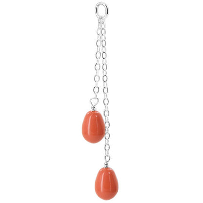 .925 Sterling Silver Teardrop Simulated Pearl Pendant Elegant Classic Jewelry