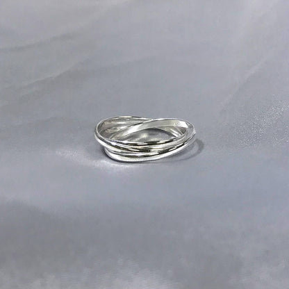 925 Sterling Silver Triple Band Women's Thumb Ring - Gem Avenue