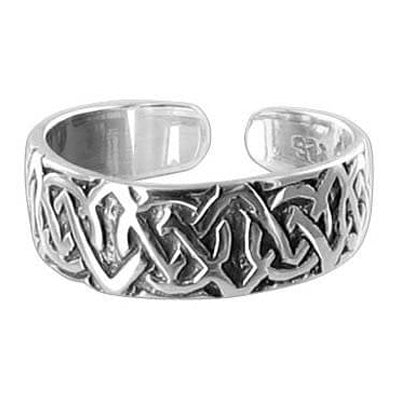 925 Sterling Silver Celtic knot Toe Ring - Gem Avenue