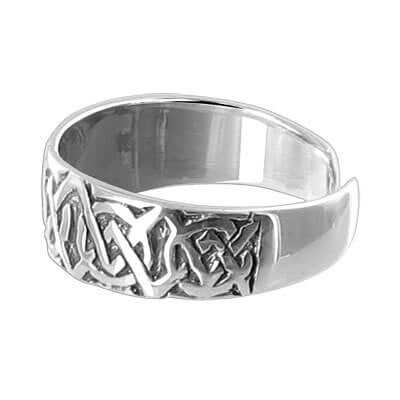 925 Sterling Silver Celtic knot Toe Ring - Gem Avenue