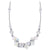 925 Sterling Silver Clear AB Austrian Crystal Necklace for Women