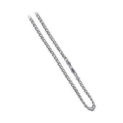Italian 925 Sterling Silver Curb/Cuban Chain Necklace - Gem Avenue