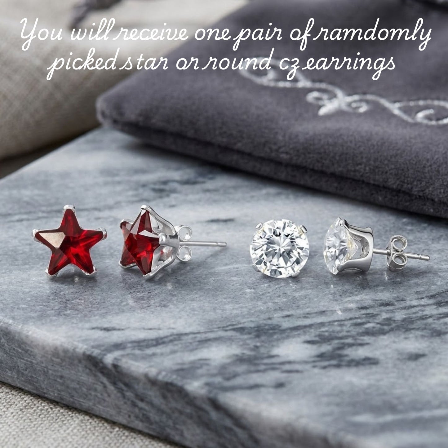 🎁 FREE CZ Stud Earrings Randomly Selected with $25+ Orders