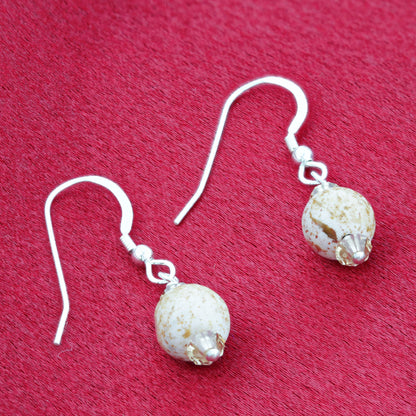 .925 Sterling Silver Drop Earrings with Austrian Crystals