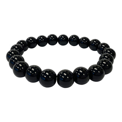 Black Onyx Unisex Stretch Bracelet - Gem Avenue