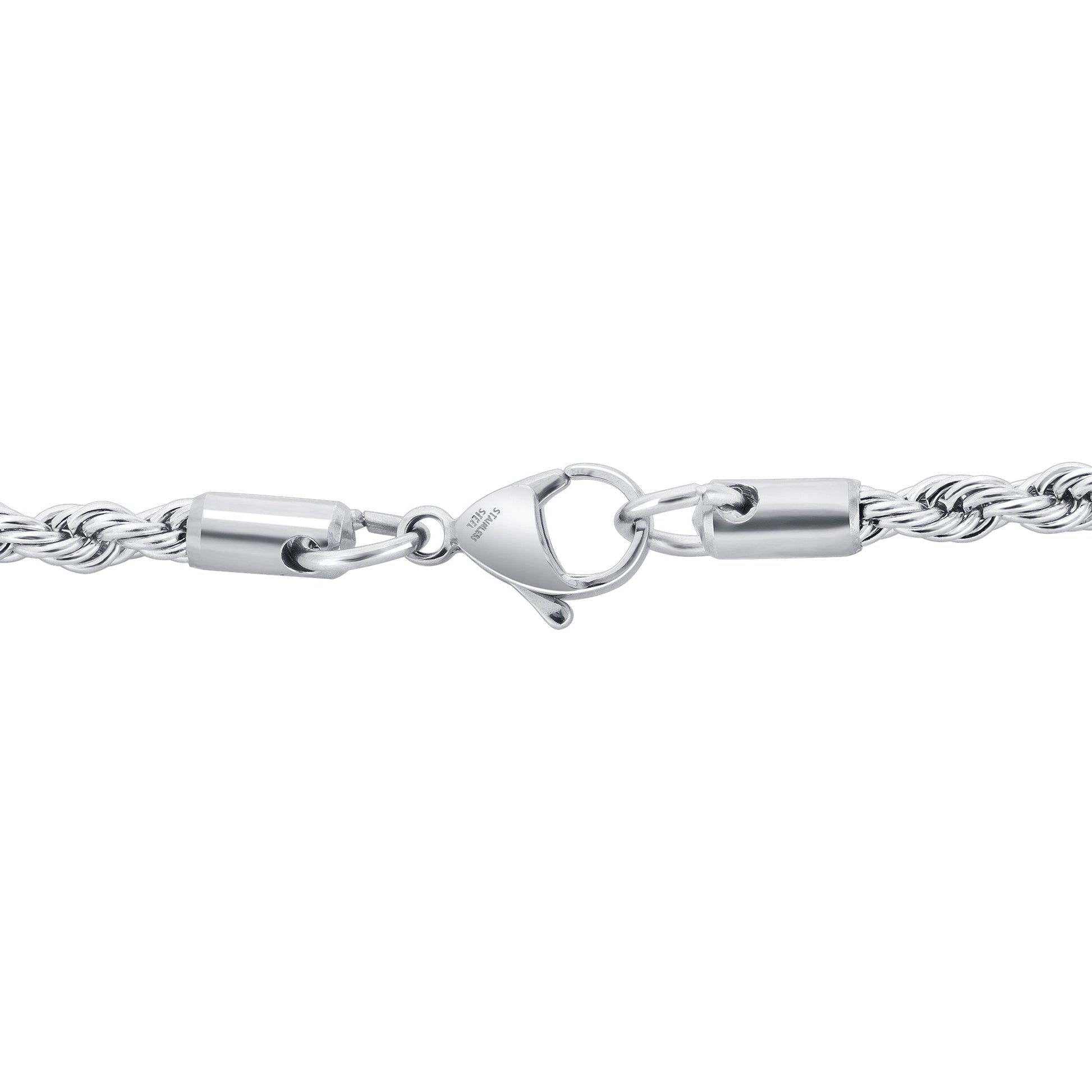 Stainless Steel Rope Chain Necklace - Gem Avenue