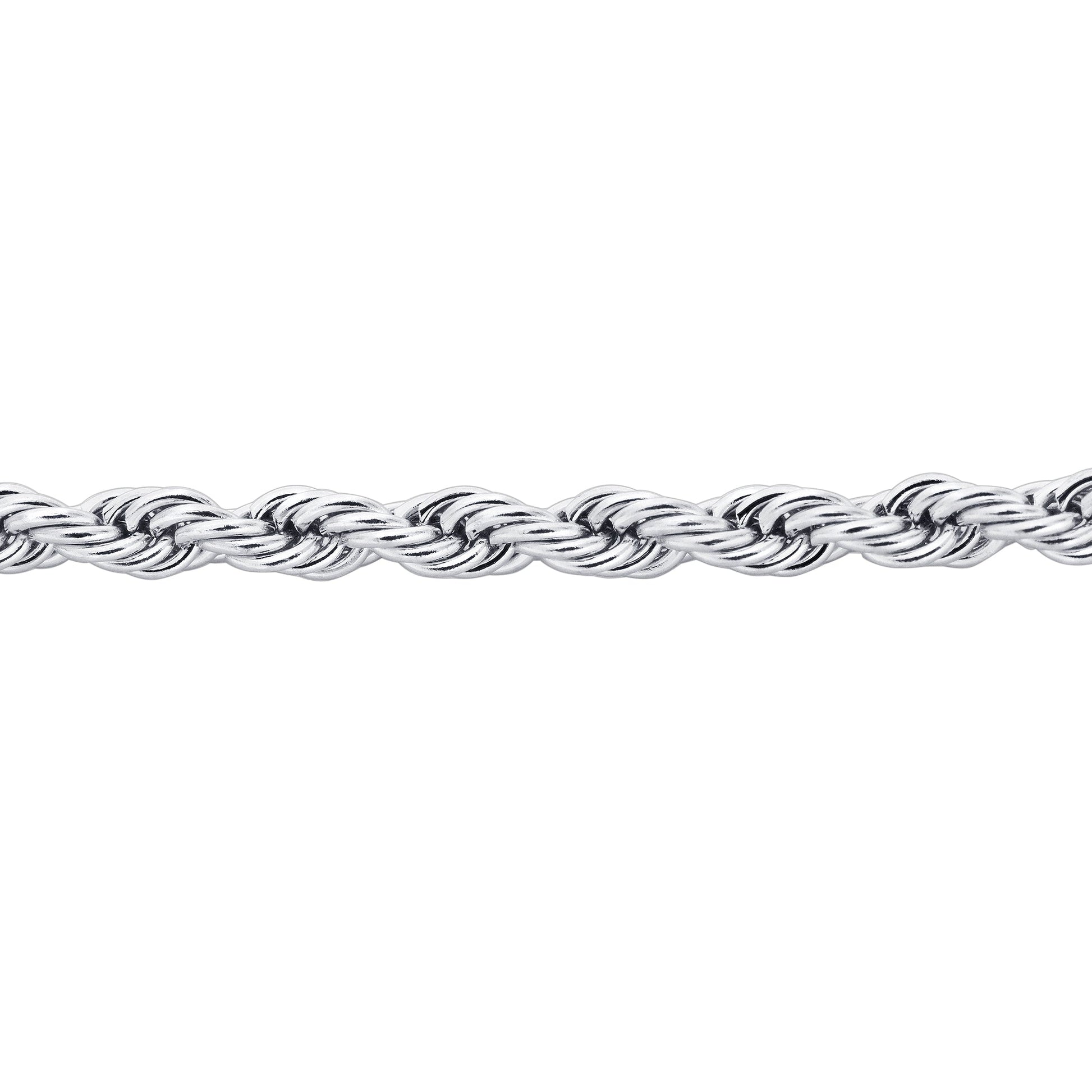 Stainless Steel Rope Chain Necklace - Gem Avenue