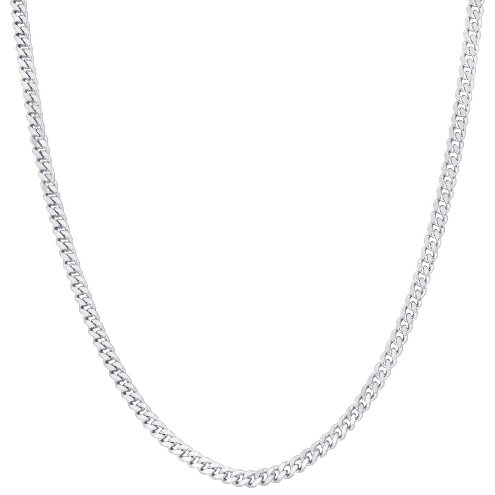 Stainless Steel Curb Chain Necklace - Gem Avenue