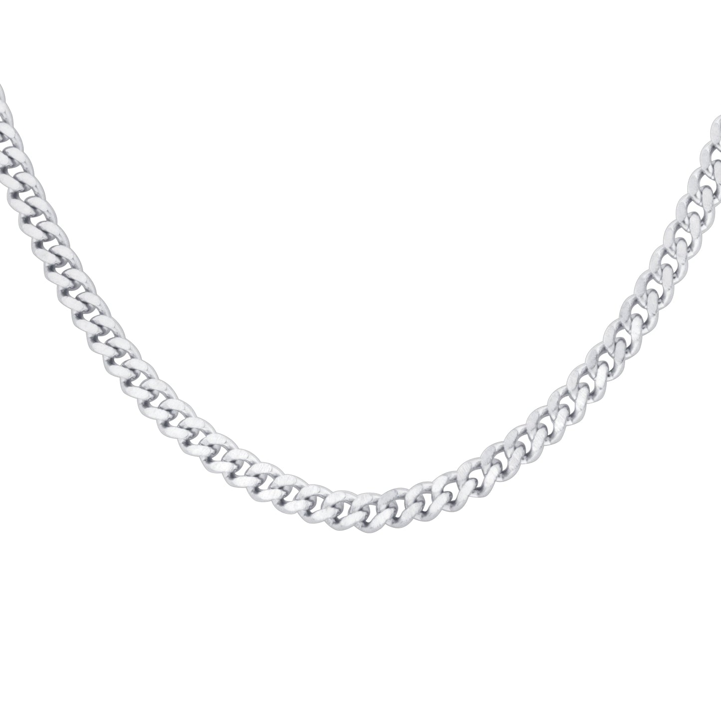 Stainless Steel Curb Chain Necklace - Gem Avenue