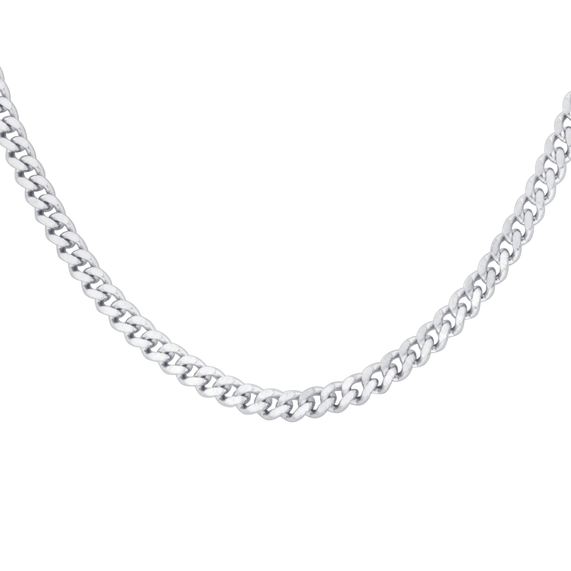 Stainless Steel Curb Chain Necklace - Gem Avenue