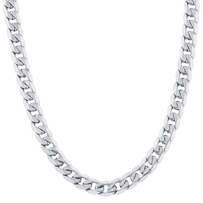Men's Stainless Steel Curb Chain Necklace - Gem Avenue