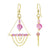 14K Gold Filled Chandelier Earrings for Women with Austrian Crystals