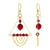 14K Gold Filled Chandelier Earrings for Women with Austrian Crystals